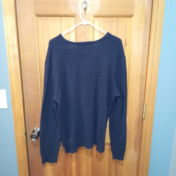 Polo by Ralph Lauren 100% lamb's wool blue sweater size XXL - Picture 2 of 4